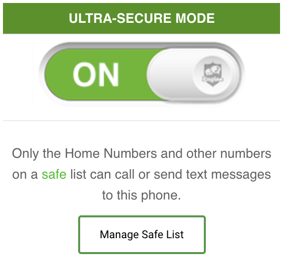 Ultra Secure Mode