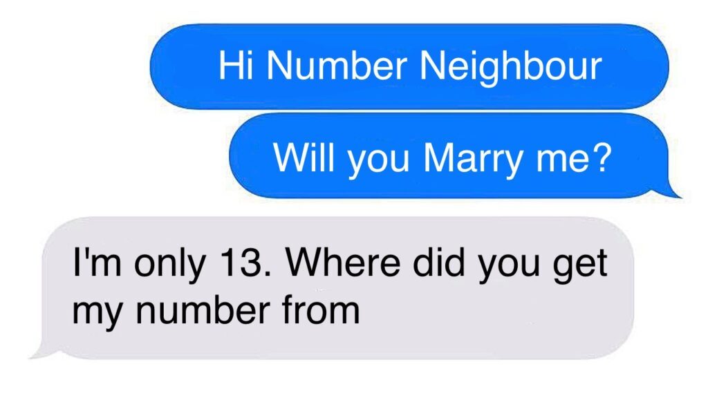 Block my number neighbour