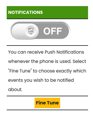 Notifications switch (off)
