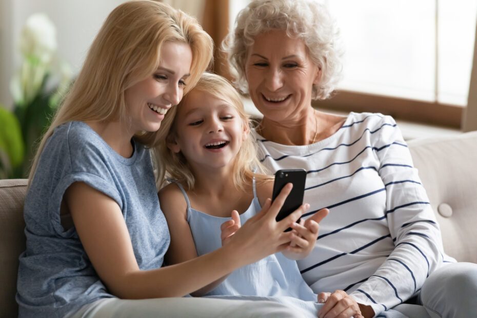Three Generations of Phone User