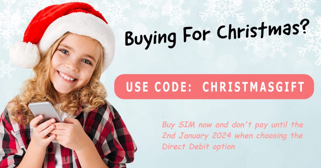 Buy now pay later for SIM card at Christmas 